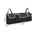NNEAGS Oxford Cloth Car Storage Trunk Organiser Backseat Multi-Purpose Interior Accessories Black