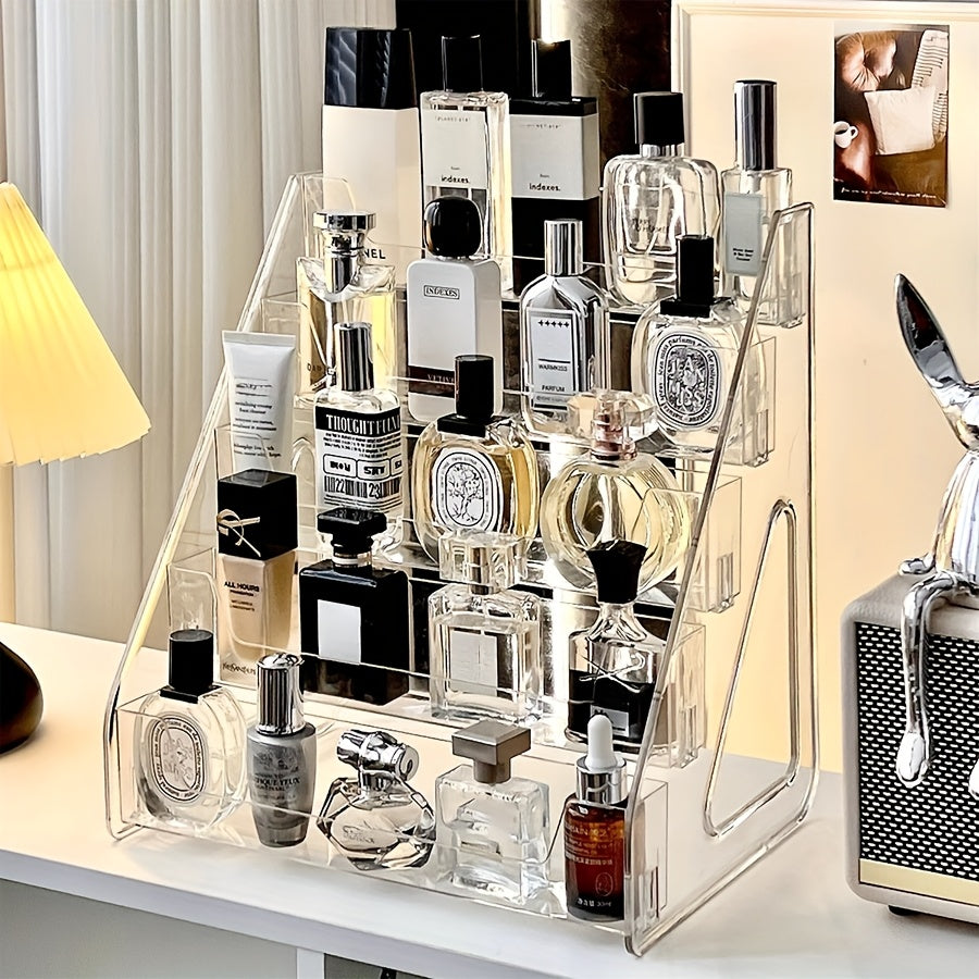 Multi-Tier Perfume & Makeup Acrylic Organizer-1