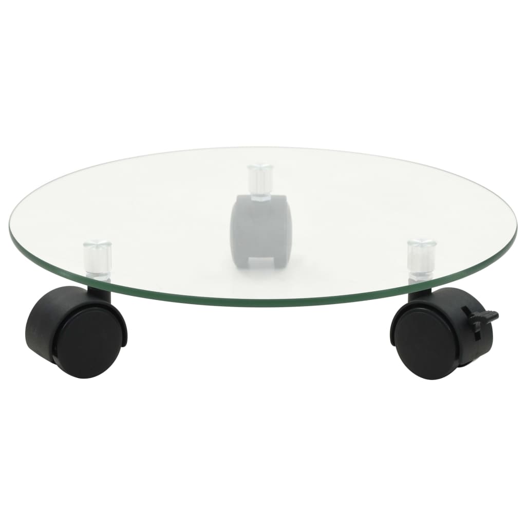 NNEVL Plant Rollers 4 pcs 28 cm Tempered Glass Round-1