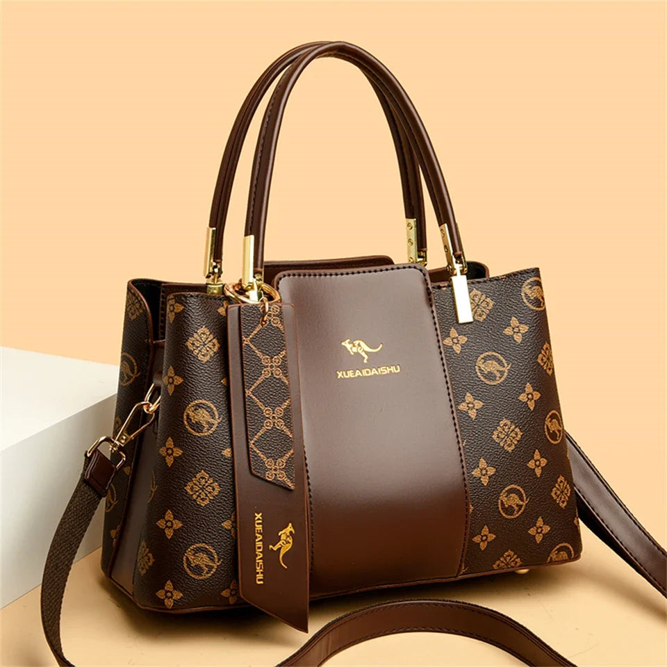 NNEOBA Fashion Print Shoulder Crossbody Handbag-1