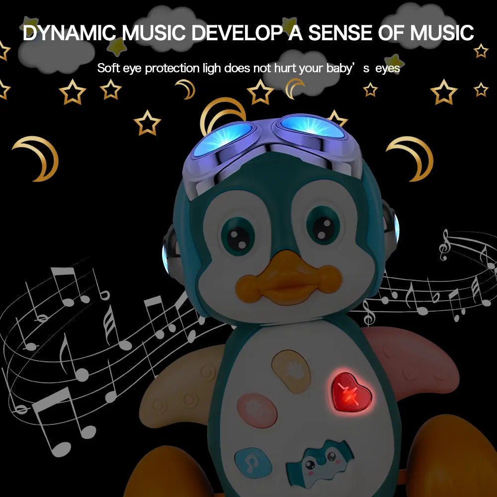 Baby Crawling Toys Musical Penguin-2