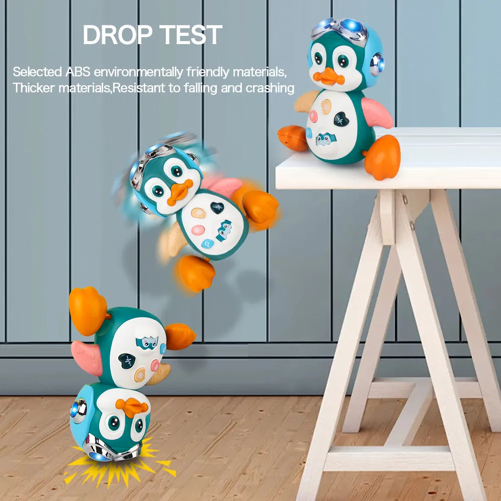 Baby Crawling Toys Musical Penguin-3