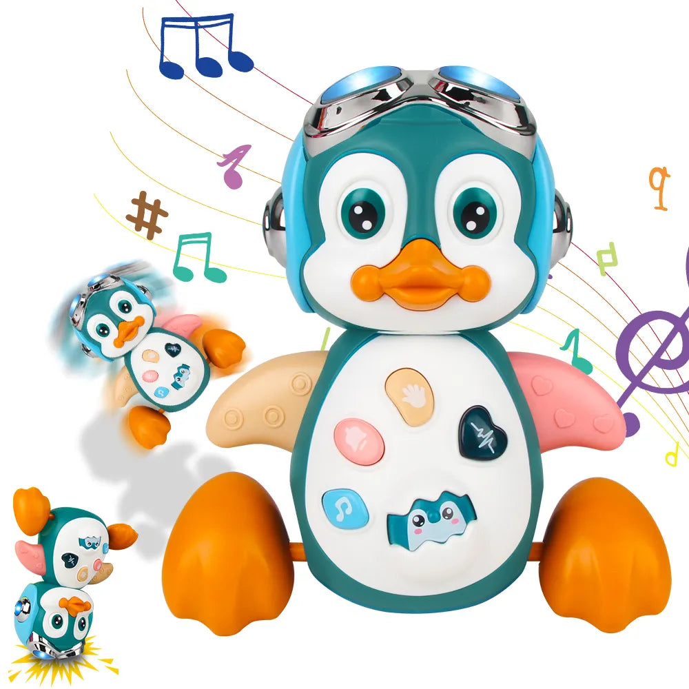 Baby Crawling Toys Musical Penguin-0