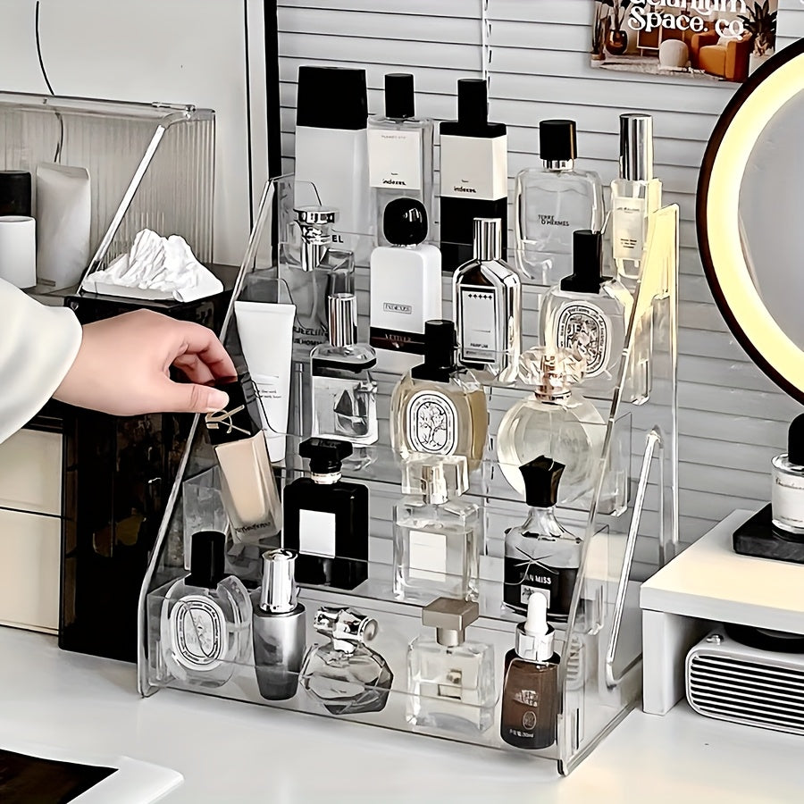 Multi-Tier Perfume & Makeup Acrylic Organizer-3