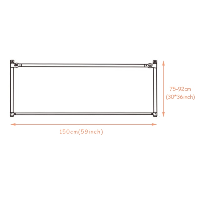 Bed Barrier Fence Safety Guardrail Security Adjustable Baby Home Playpen Game Tent Railing For 0-6 Years-1